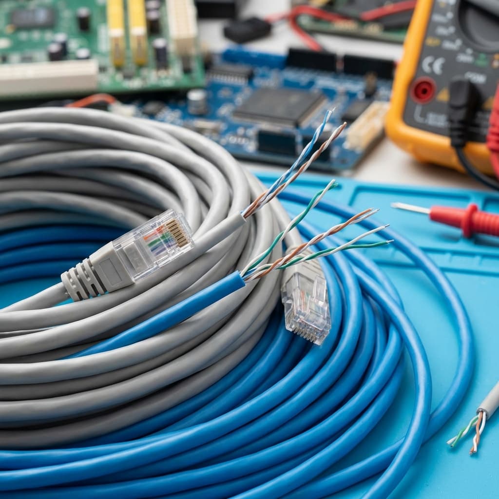 The Difference Between Cat5e, Cat6, and Cat6a
